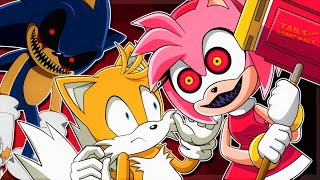 SONICEXE HAS POSSESSED AMY  Tails amp Amy Play SallyEXE Discovery [upl. by Holman]