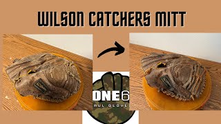 Wilson Catchers Mitt Full Relace [upl. by Hannibal]