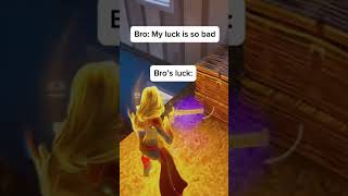 Bro’s luck 💀 fortnite lucky gaming [upl. by Ahsa]