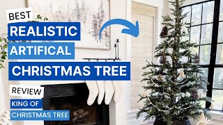 Best Realistic Artificial Christmas Tree King of Christmas Tree Review [upl. by Fromma37]