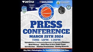 Philadelphia AllAmerican Game Press Conference  32524 [upl. by Ayikat]