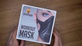 Sparthos Workout Mask  Unboxing and How to use valves [upl. by Rj538]