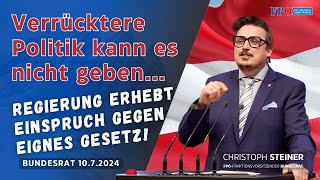 Regierung erhebt Einspruch gegen ihr eignes Gesetz Noch verrücktere Politik kann es nicht geben [upl. by Attenej845]