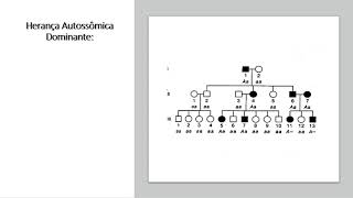 VideoAula Análise de Heredogramas [upl. by Assirralc]