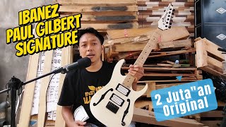 IBANEZ PGMM31 WH Paul Gilbert Signature  Short Scale [upl. by Fulbert981]