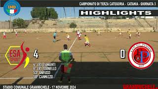 Highlights EsaSport Grammchele 4  0 FC Puntese 17 Novembre 2024  Terza Categoria  Catania [upl. by Ahsoek954]