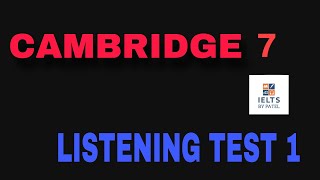 CAMBRIDGE 7 LISTENING TEST 1 WITH ANSWERS ll TRANSPORT FROM AIRPORT TO MILTON [upl. by Lempres188]