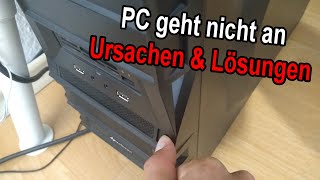 PC geht nicht an Ursachen – Was tun wenn der Computer nicht mehr startet [upl. by Scheers]