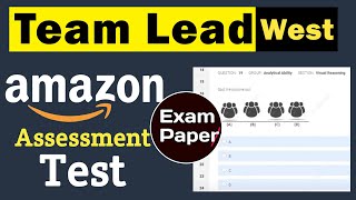 Amazon Team Lead Role Interview Questions And Answers  Amazon Online Assessment West India [upl. by Nixon]