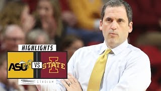 Alabama State vs Iowa State Basketball Highlights 201819  Stadium [upl. by White105]