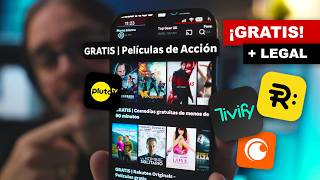 10 Apps para ver PELÍCULAS y SERIES gratis 100 LEGAL [upl. by Nallid634]