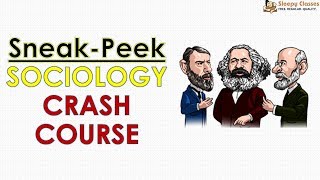 SneakPeek into Sociology Crash Course for UPSC  IAS  Civil Services [upl. by Barthold]