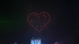 Saga festival 2021 Bucharest drone show Source stage [upl. by Aylsworth381]