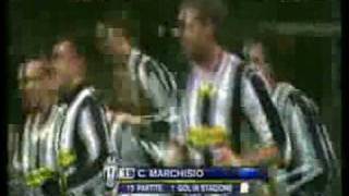 JuventusFiorentina 10 Goal di Marchisio 20090124 [upl. by Fugere]