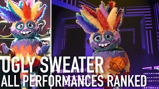 All Ugly Sweater Performances Ranked The masked singer US [upl. by Reppep]