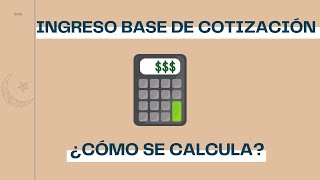 Ingreso Base de Cotización IBC ¿Cómo se calcula [upl. by Nosa]