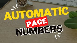 How to Create Automatic Page Numbering in InDesign [upl. by Zohara]