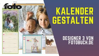 Fotokalender gestalten – mit Familienplaner  Neue Funktionen der fotobuchdeSoftware [upl. by Atenek]