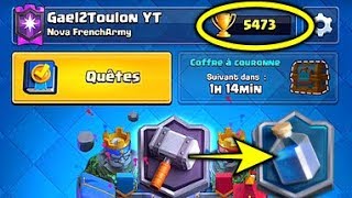 Clash Royale  EPIC REACTION  A UNE GAME DES 5500 TROPHÉES EN LIVE [upl. by Akihsar768]