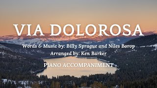 Via Dolorosa  Piano Accompaniment with Lyrics [upl. by Merna]