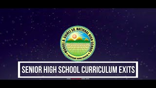 SENIOR HIGH SCHOOL CURRICULUM EXITS MBGSNHS [upl. by Llehsyar]