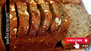 Banana Bread Recipe  I Made This Every Weekend  Moist amp Easy Homemade Treat [upl. by Kirima756]