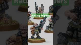 Ratling Snipers 10th edition 40K warhammer40k [upl. by Tillman251]