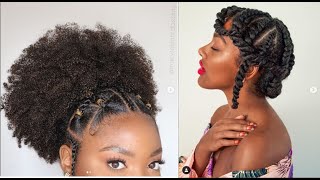 10 Coiffures Afro Sans Rajouts à faire sur Cheveux Crépus et Bouclés [upl. by Onitnas762]