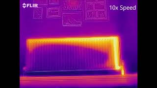 Thermal Video of a Working Radiator [upl. by Assilrac235]