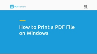 How to Print a PDF File on Windows [upl. by Orman657]