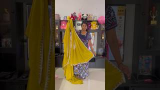 ✨Readymade saree pinning hacks talesofsaranya shorts [upl. by Nereen]