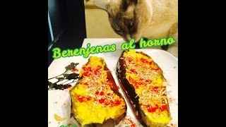 Berenjenas al horno con queso de choclo [upl. by Radbourne]