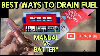 Harbor Freight Battery Transfer Pump vs Jiggly Pump [upl. by Silvanus]