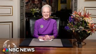 Denmark’s Queen Margrethe II announces she will abdicate the throne [upl. by Cohbath245]