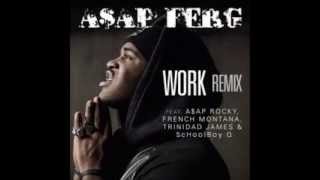 AAP Ferg  Work REMIX Clean [upl. by Sillsby698]