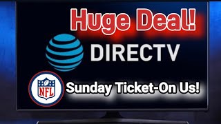 Big Deal‼️ DirecTV NFL Sunday Ticket For FREE‼️ [upl. by Ellinej785]