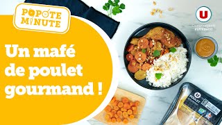 Une recette de mafé au poulet  c’est dans Popote Minute [upl. by Eduj]