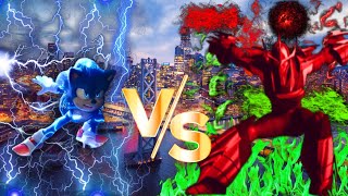 Sonic The Hedgehog vs Tengu Shredder [upl. by Maria]