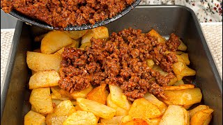 Just add ground beef to the potatoes Simple dinner recipe [upl. by Airotkciv]