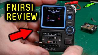 🔴 FNIRSI LCRP1 Component Tester Review  No1279 [upl. by Ozner]