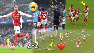 🤬Arsenal Robbed AgainManCity 22 Arsenal Calafiori’s GoalPoor Referee DecisionGoals amp Highlight [upl. by Shannan960]