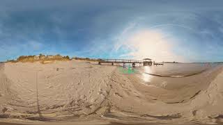 Tybee Island in 360 Back River Beach [upl. by Nuahsel625]