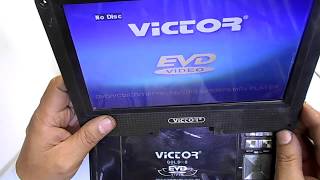 Repair Portable DVD Player Blurry Display Problem  Clean LVDS Connection [upl. by Ahtamat]