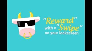 MooCash Moo Locker How to earn money from your phone lockscreen [upl. by Ellezig]