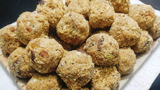 panjiri ke laddu recipe  healthy and tasty recipe [upl. by Auhesoj144]