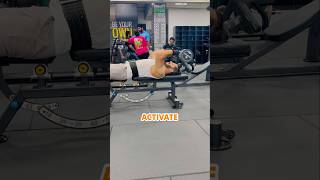 Skull Crusher Triceps workout fitness gym fitnessmotivation motivation [upl. by Orteip]