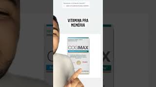 CogMax vitamina pra memória [upl. by Sorodoeht]