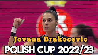 Polish Cup 202223 Final Jovana Brakocevic [upl. by Sivlek264]