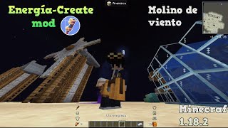 MOLINO DE VIENTO  CREATE Energía Eólica e Hidráulica Tutorial [upl. by Smeaj]