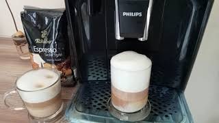 Philips Tam Otomatik Espresso Makinesi ile Cappuccino ve Macchiato Yapımı Ep223140 [upl. by Mastic484]